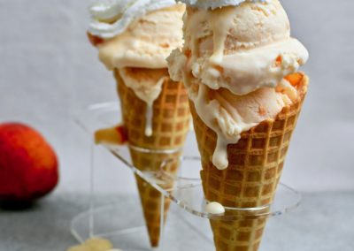 Peach Ice Cream - KendellKreations